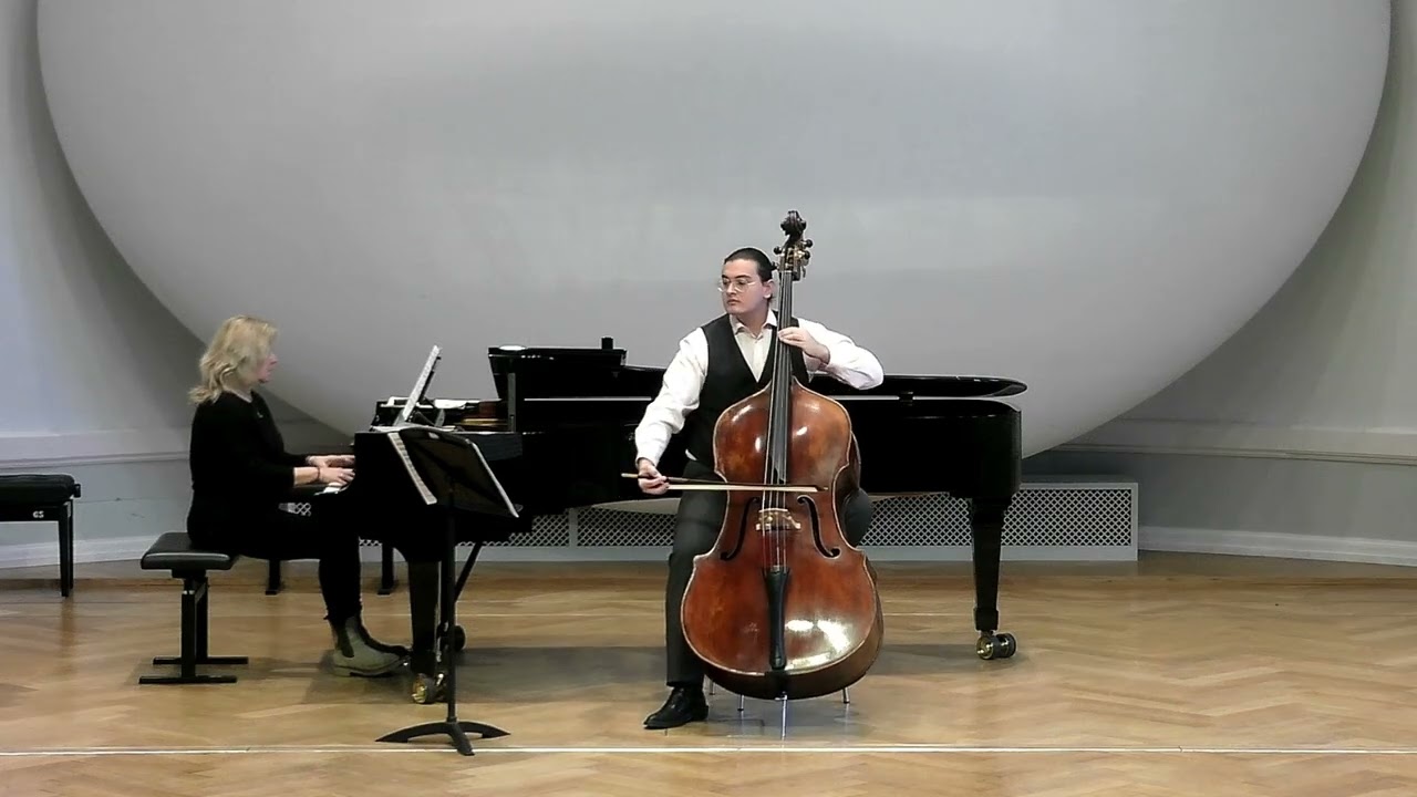 Koussevitzky Double Bass Concerto in F sharp minor, Op  3