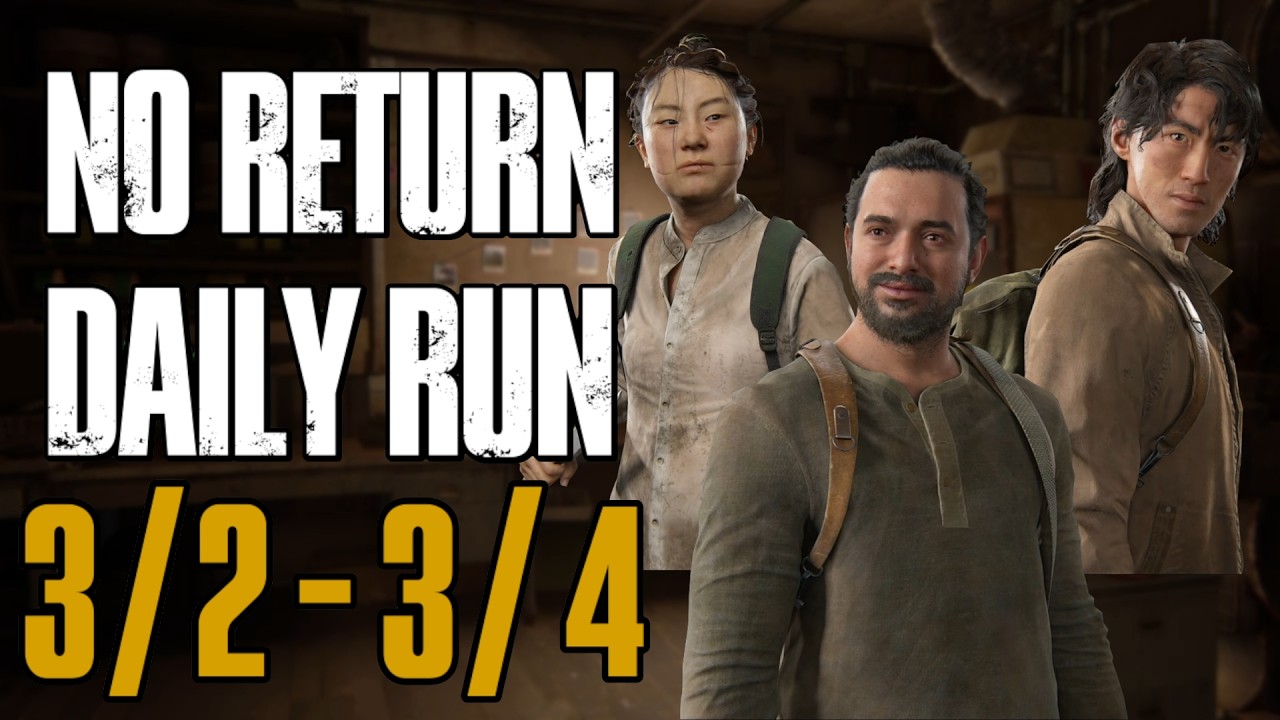 No Return Daily Runs for 3/2 - 3/4/26