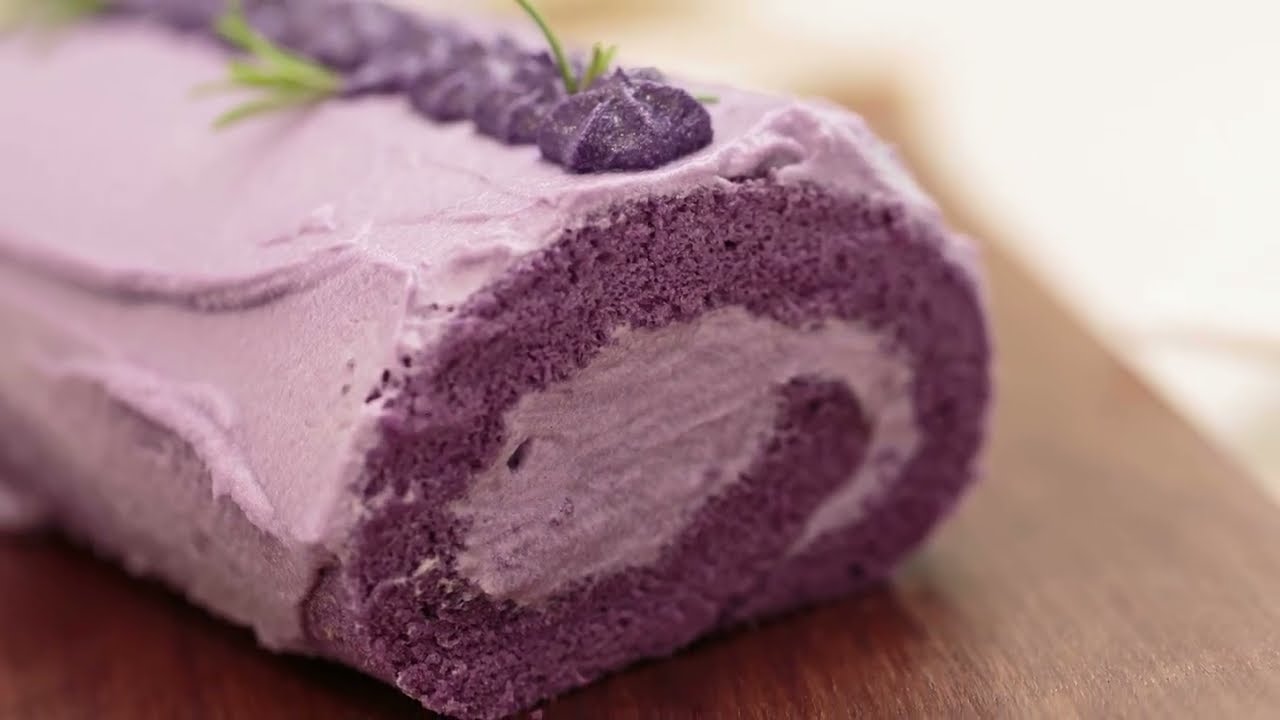 Ube Swiss Roll