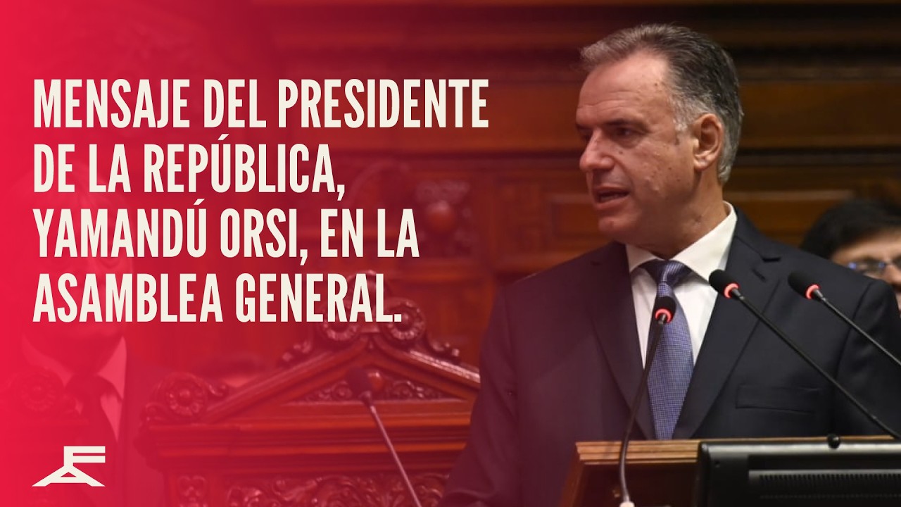 🔴 Yamandu Orsi ante la Asamblea: discurso completo y análisis en vivo
