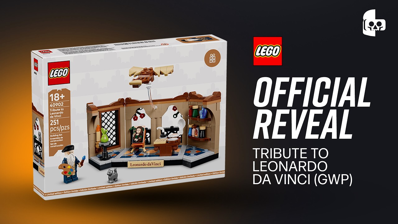 Официальная презентация набора LEGO &laquo;Посвящение Леонардо да Винчи&raquo; (GWP).