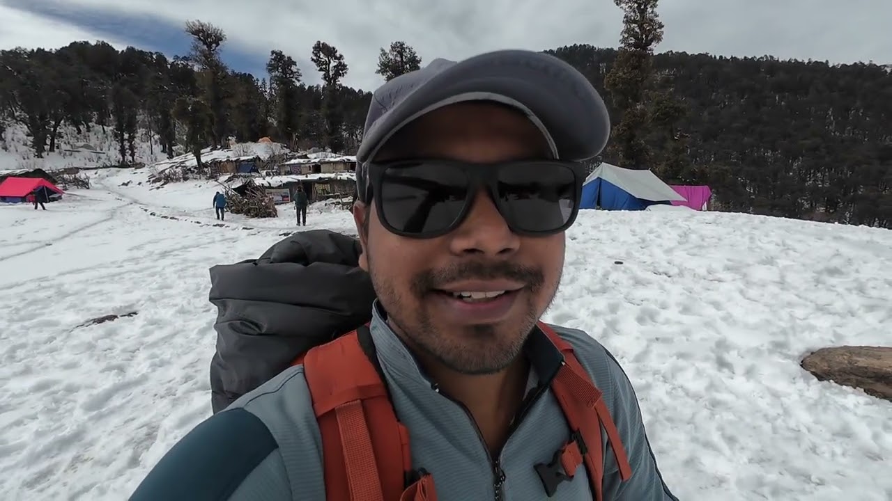 No Permission to Dayara bugyal top | Back to Raithal village from Gui Camp Site | winter trek 