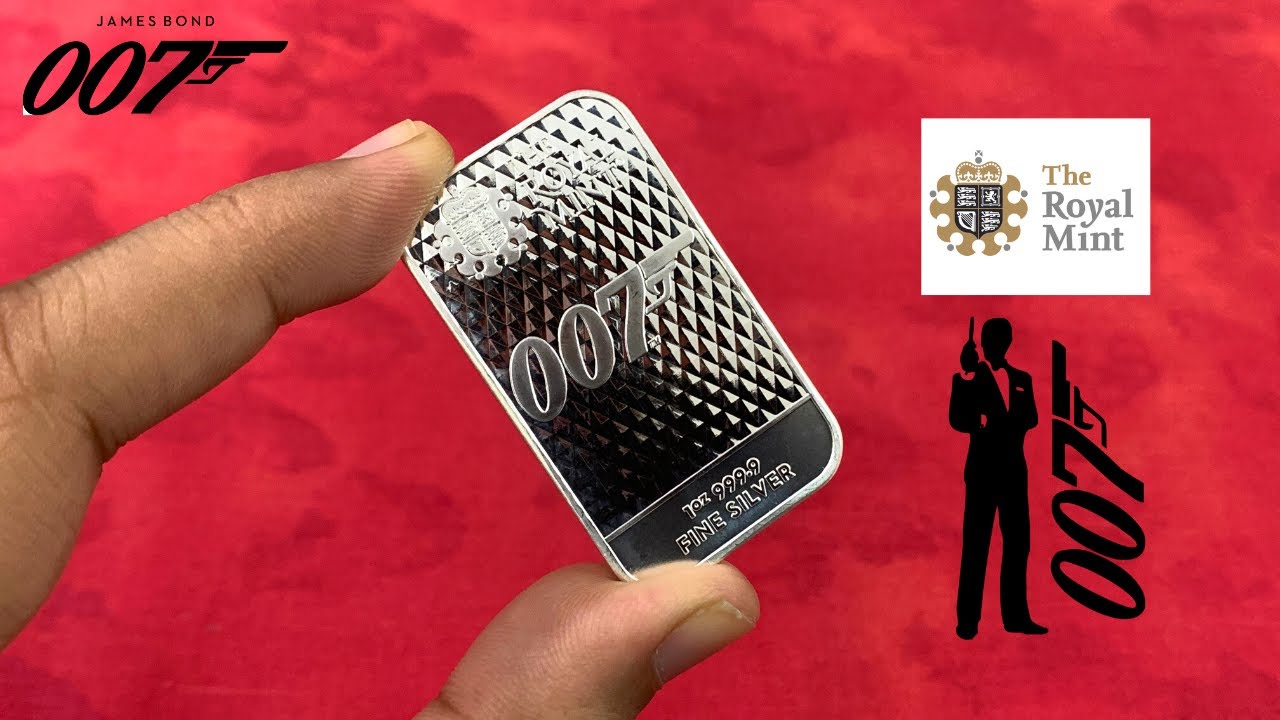 @007  Diamonds Are Forever Minted 1oz Silver Bar - Limited Mintage | Aurinum.de Review