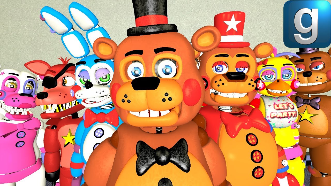 Gmod FNAF | Toy Freddy And Friends Meet The Star Toy Animatronics!