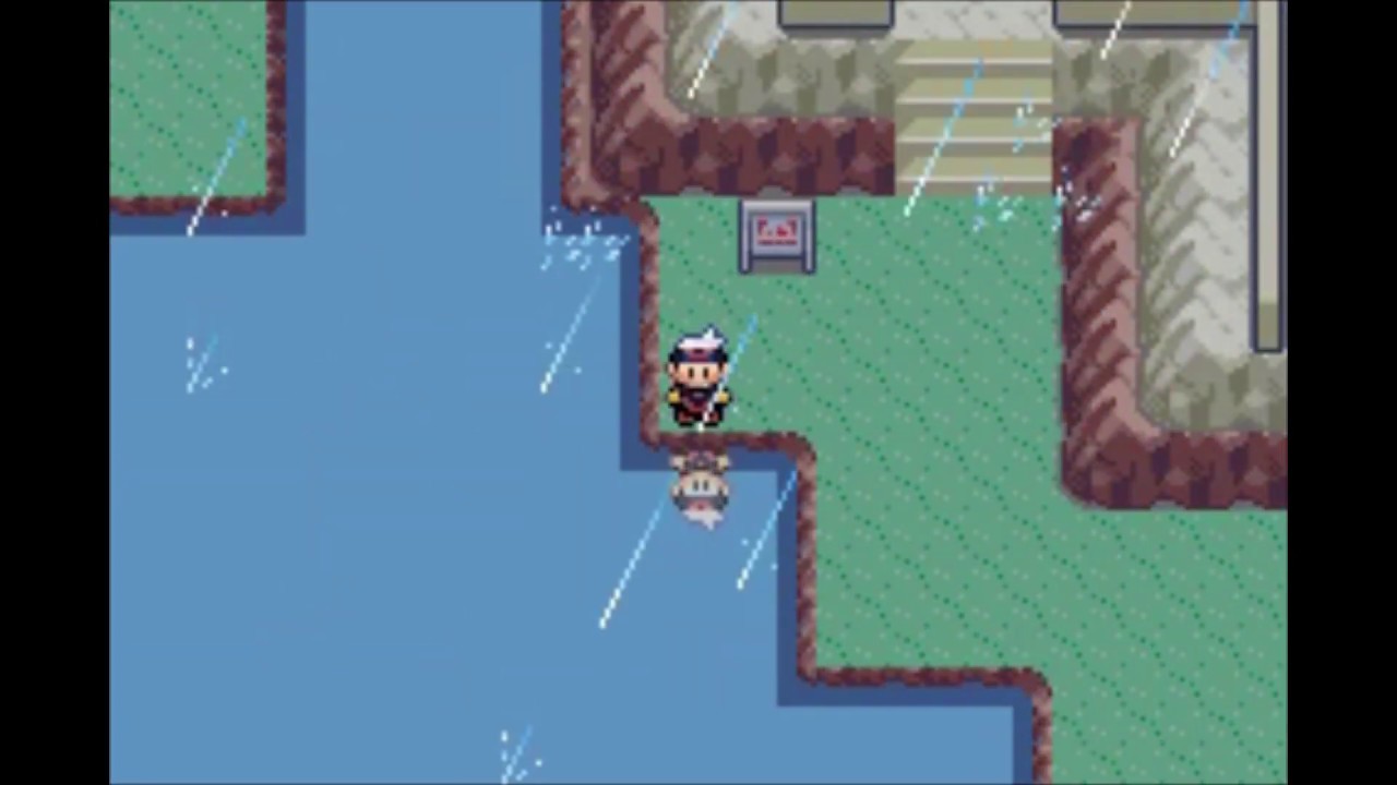 Heavy Rain (With In-Game Rain/Thunder Sounds) - Pokémon Sapphire