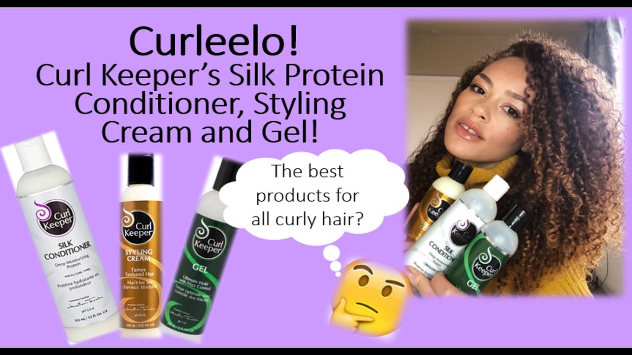 Curl Keeper First Impression Review-Silk Conditioner, Styling Cream & Gel First Use+Second Day Curls