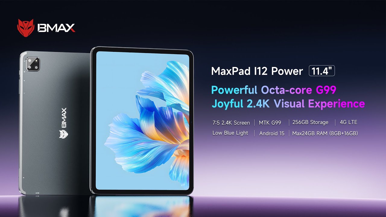 Discover the Power of Performance | BMAX I12 Power Tablet Official 3D Showcase