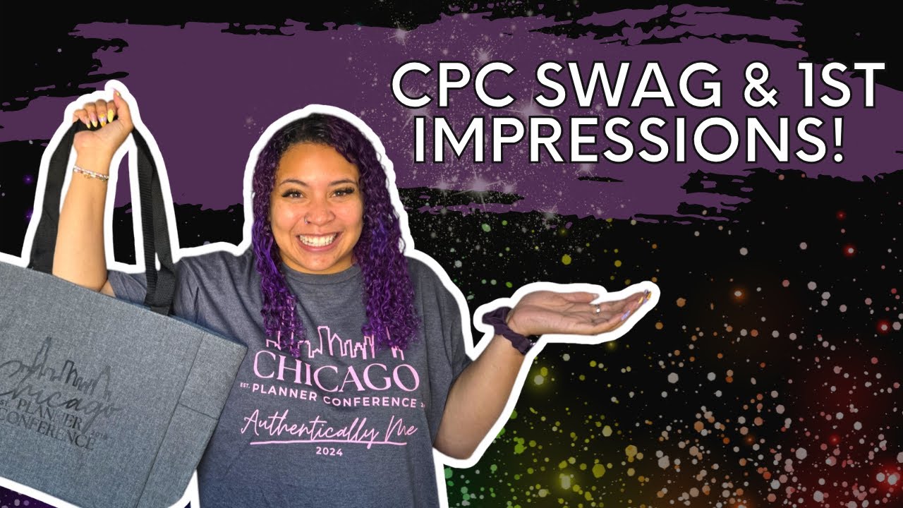 Chicago Planner Conference Swag and My Thoughts!
