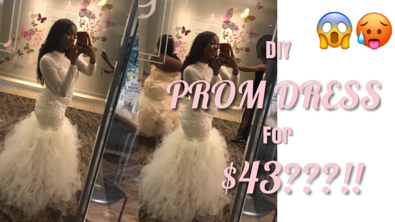 HOW I MADE MY PROM DRESS IN 2 DAYS (only $40!)