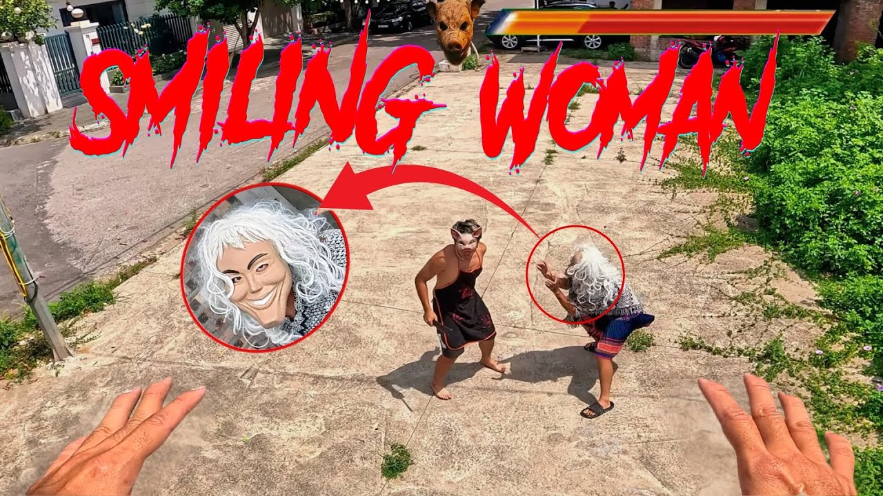 ESCAPING SMILING WOMAN 8.0 | Parkour Pov Horror Film | By B2F Viet Nam
