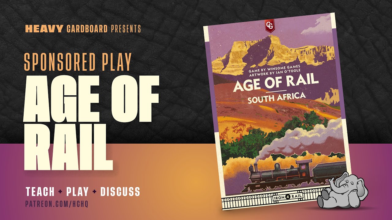 (KS) Age of Rail: South Africa Teaching & Play-through by Heavy Cardboard