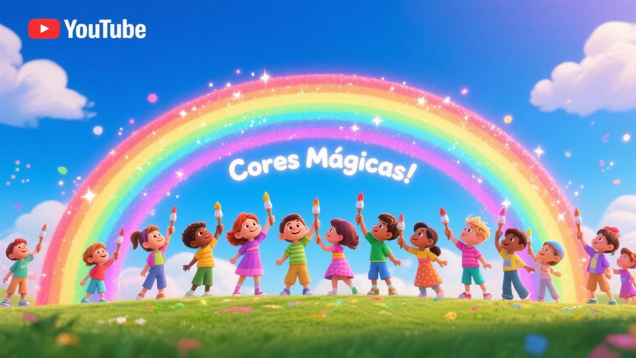 Cores Mágicas 🎨✨ | Aprendendo as cores com música divertida! | Brincar & Cantar