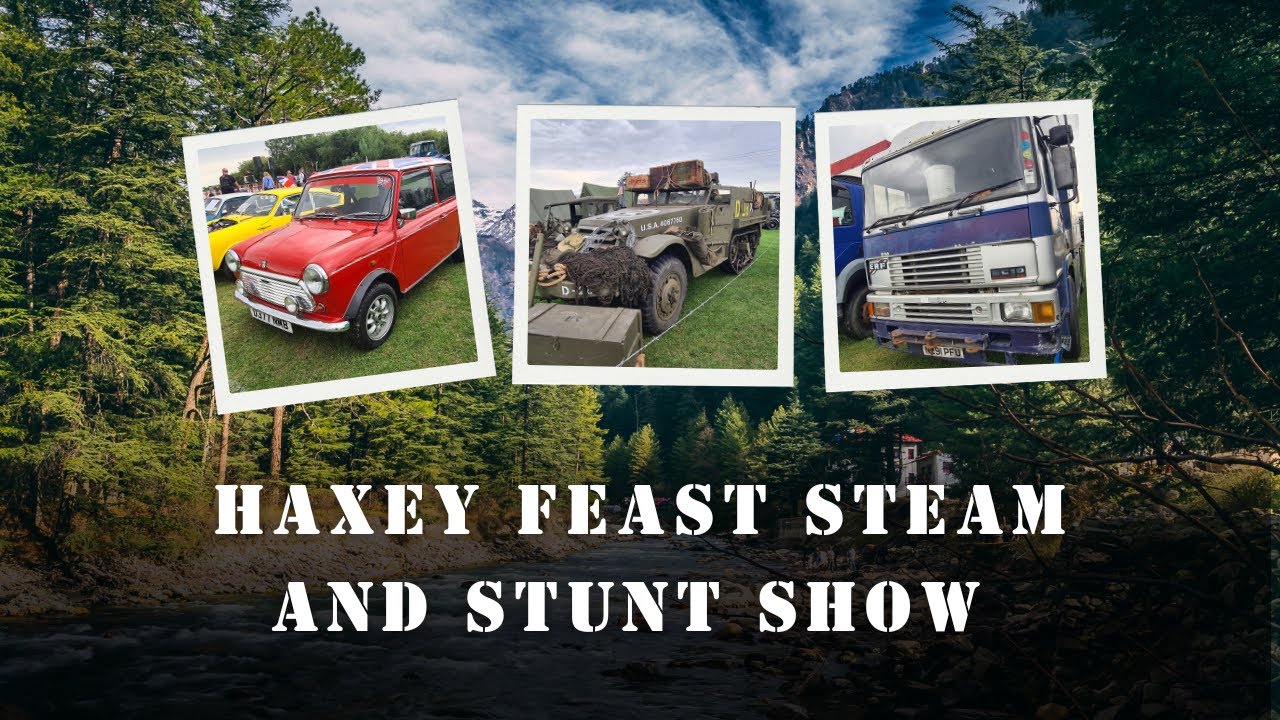 Haxey feast steam and stunt show with ww2 reenactment