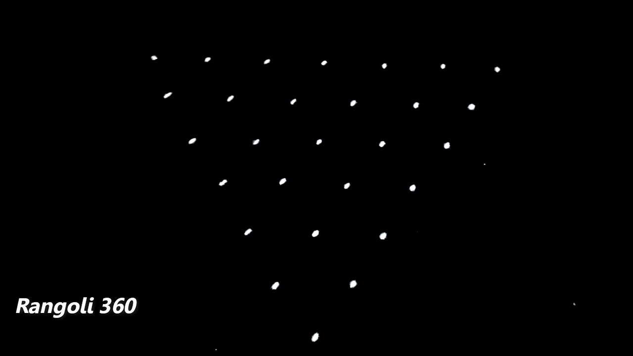 Daily rangoli 7x1 dots #1050  | 2 in 1 Latest muggulu | Easy Kolam Designs | Rangoli 360 Lakshmi
