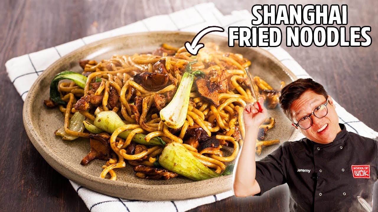 Quick & Easy Shanghai Fried Noodles Recipe!