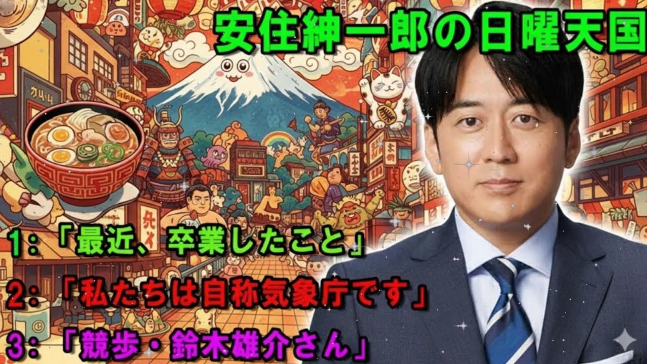 🤣【睡眠用・作業用】安住紳一郎の日曜天国「最近卒業したこと」傑作選 ｜ 爆笑と癒しの高音質トーク (2026.01)