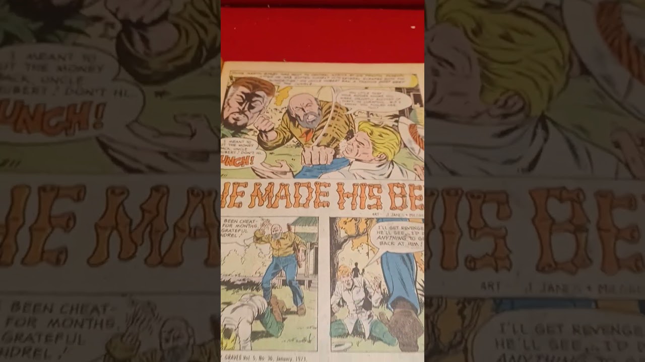 The Many Ghosts of Dr. Graves #36 Charlton Comics 1973 Sanho Kim Cover #horror #bronzeage