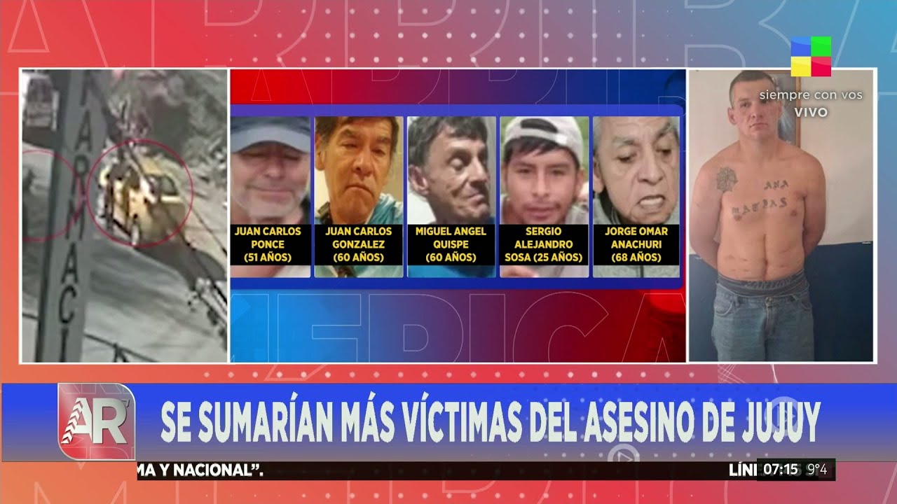 🔴 EL ASESINO DE JUJUY: SE SUMARÍAN MÁS VÍCTIMAS DE MATÍAS JURADO