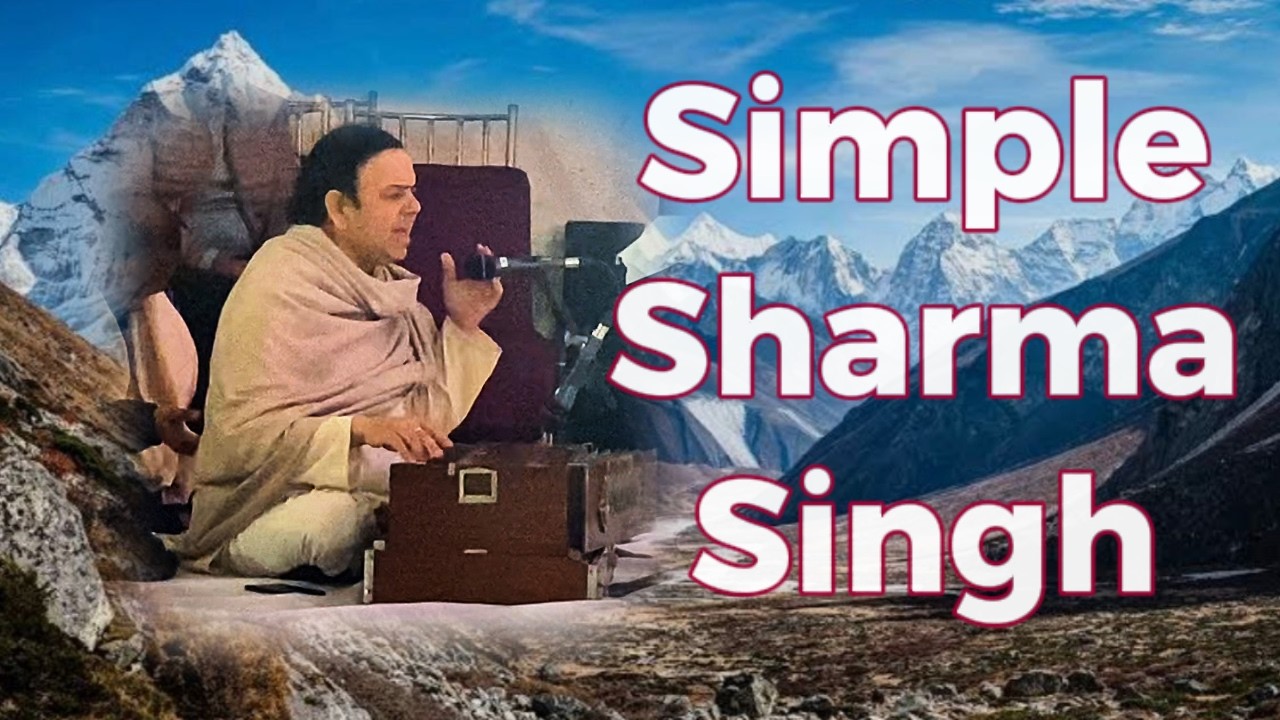 Его голос наполнил вибрациями все пространство. Исполнитель Simple Sharma Singh.