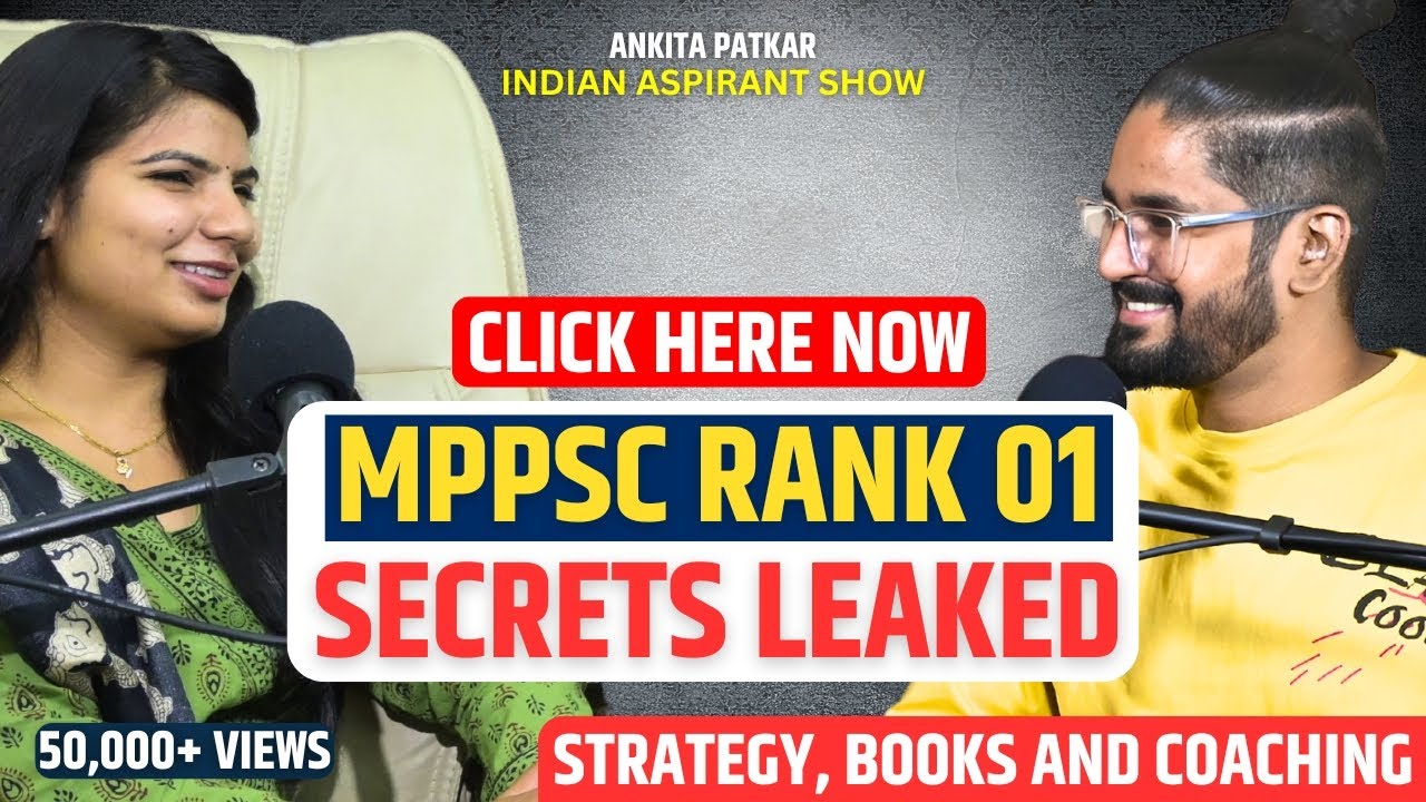 MPPSC Rank 1 कैसे बने? | Complete Strategy, Struggle, Books & Coaching | MPPSC Topper Interview