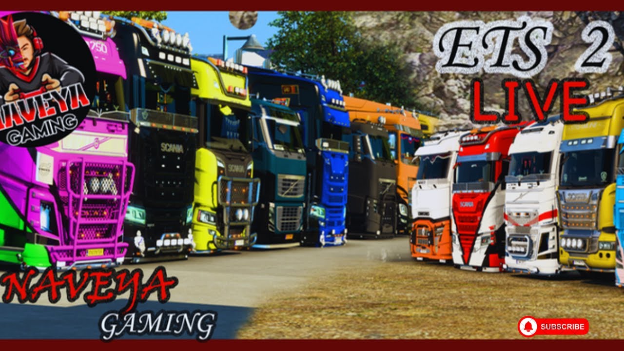 ETS2 ට්‍ර්ක් පදිමු යාලුවේ #est2 #yt #eurotrucksimulator2