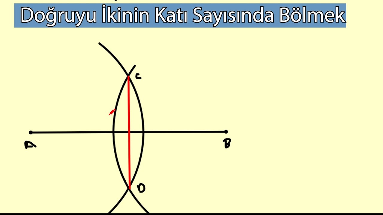 PERGEL İLE BİR DOĞRUYU İKİYE BÖLME