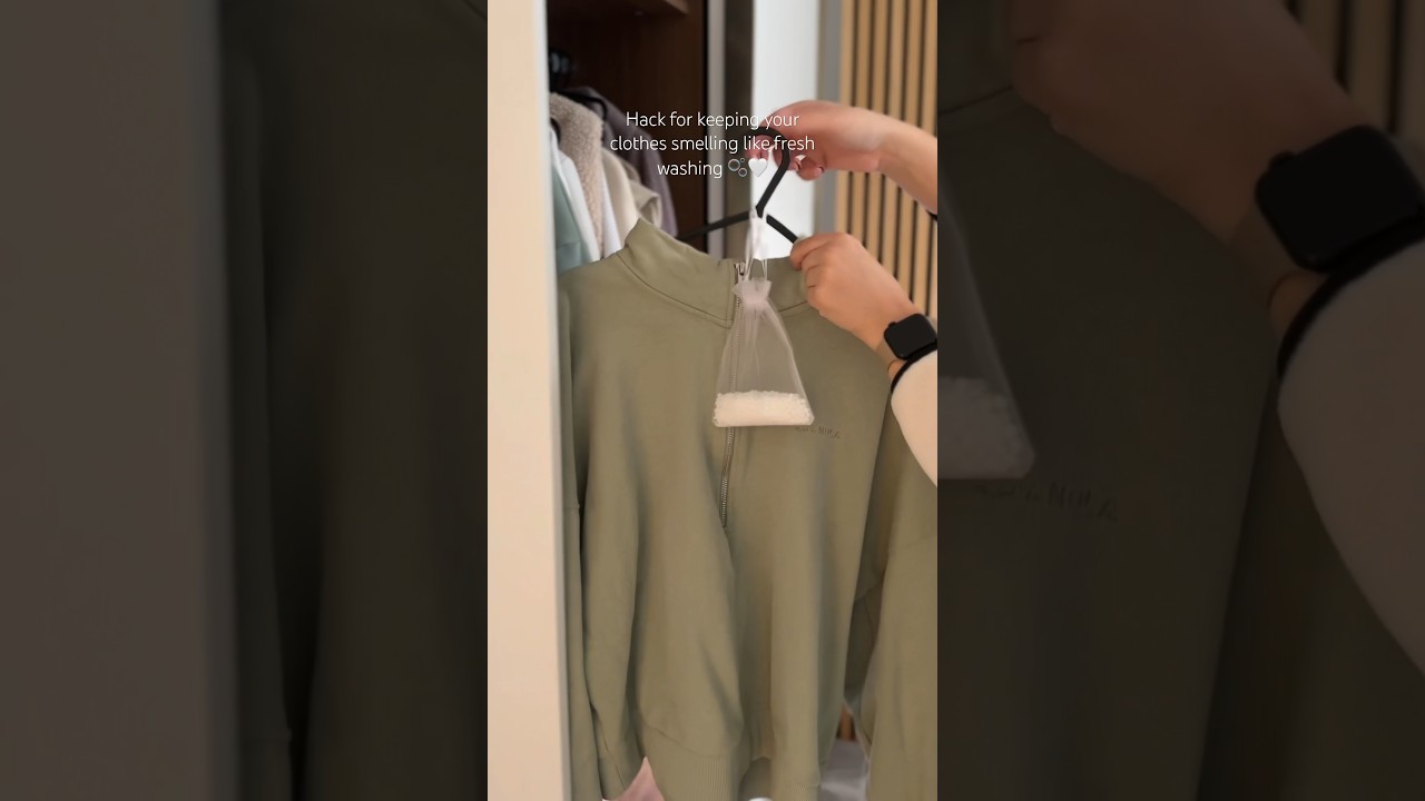 The best cleaning hack for fresh smelling clothes 🫧🥰🫶 #cleaninghacks #washinghacks #cleaningtips