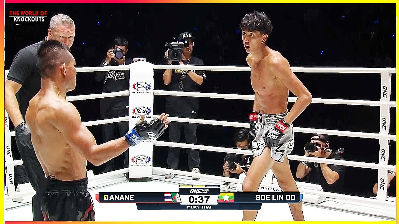 Nabil Anane (Algeria) vs Soe Lin Oo (Myanmar) - MUAY THAI HD