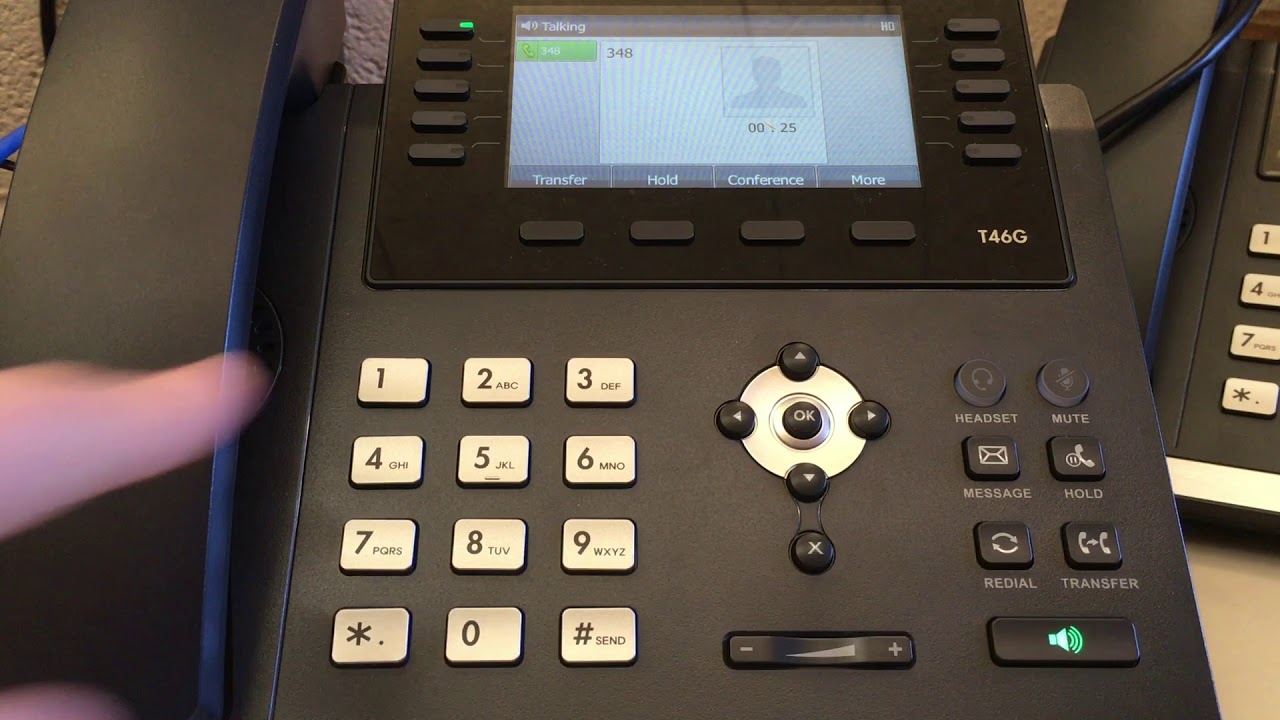 Yealink  Recording a Greeting