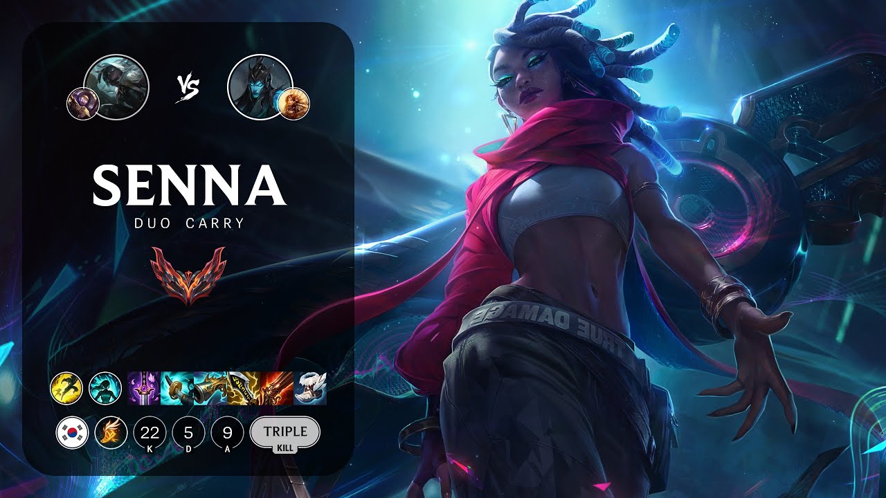 Senna ADC vs Kalista - KR Grandmaster Patch 14.2