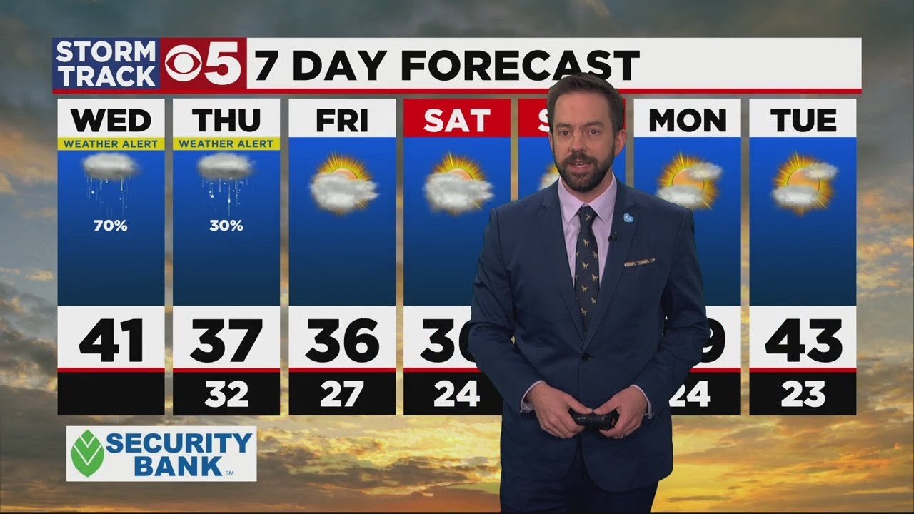 FORECAST: Gloomy skies, light rain expected tonight