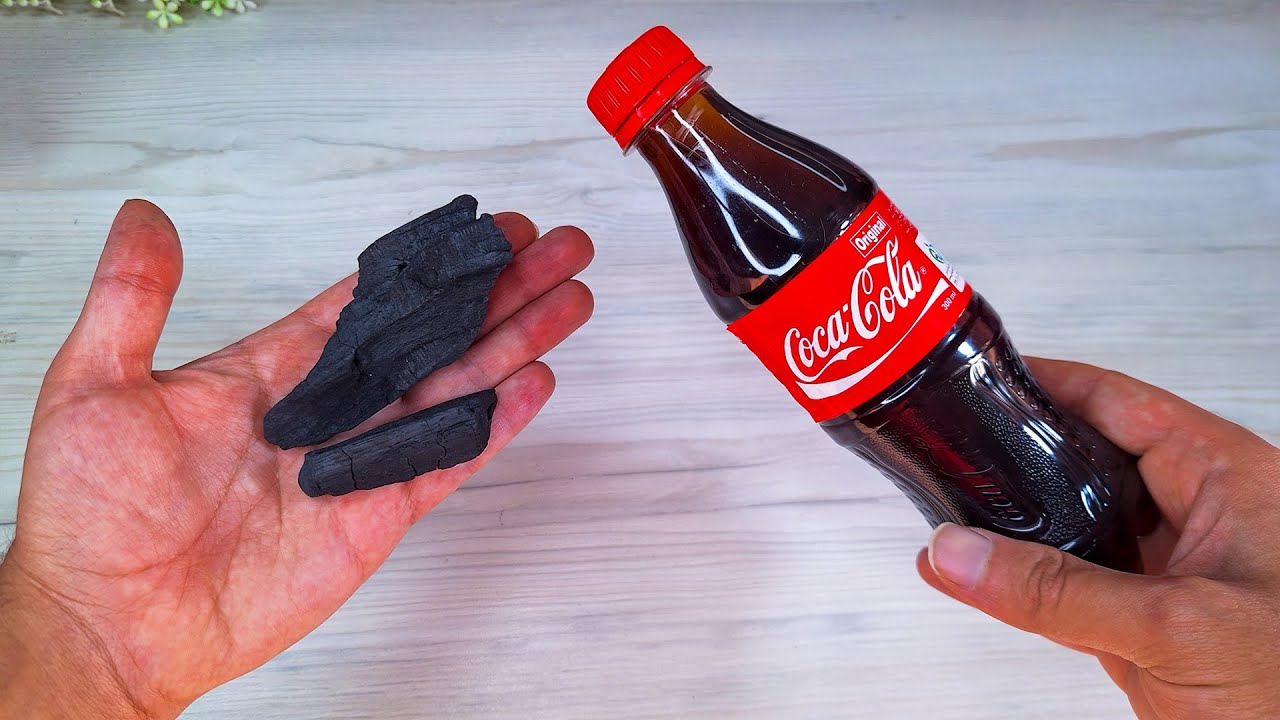 Mix Coca Cola with Charcoal and You Will Not Forget the Amazing Result