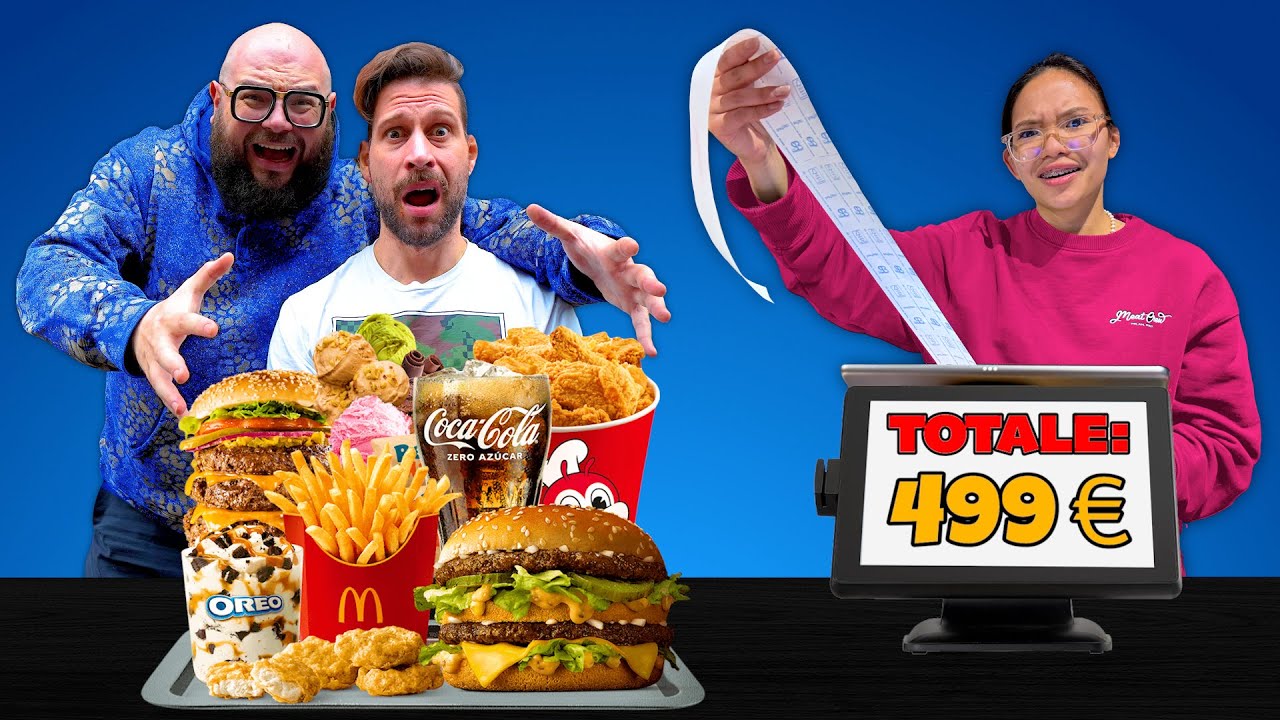 Le PERSONE DAVANTI A ME decidono QUANTO MANGIO nei FASTFOOD - (Cheat Day *Costoso* con@Mochohf)