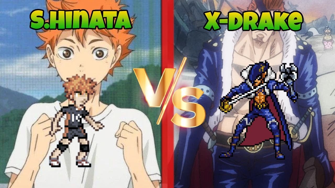 Jump Force MUGEN S.Hinata vs X-Drake
