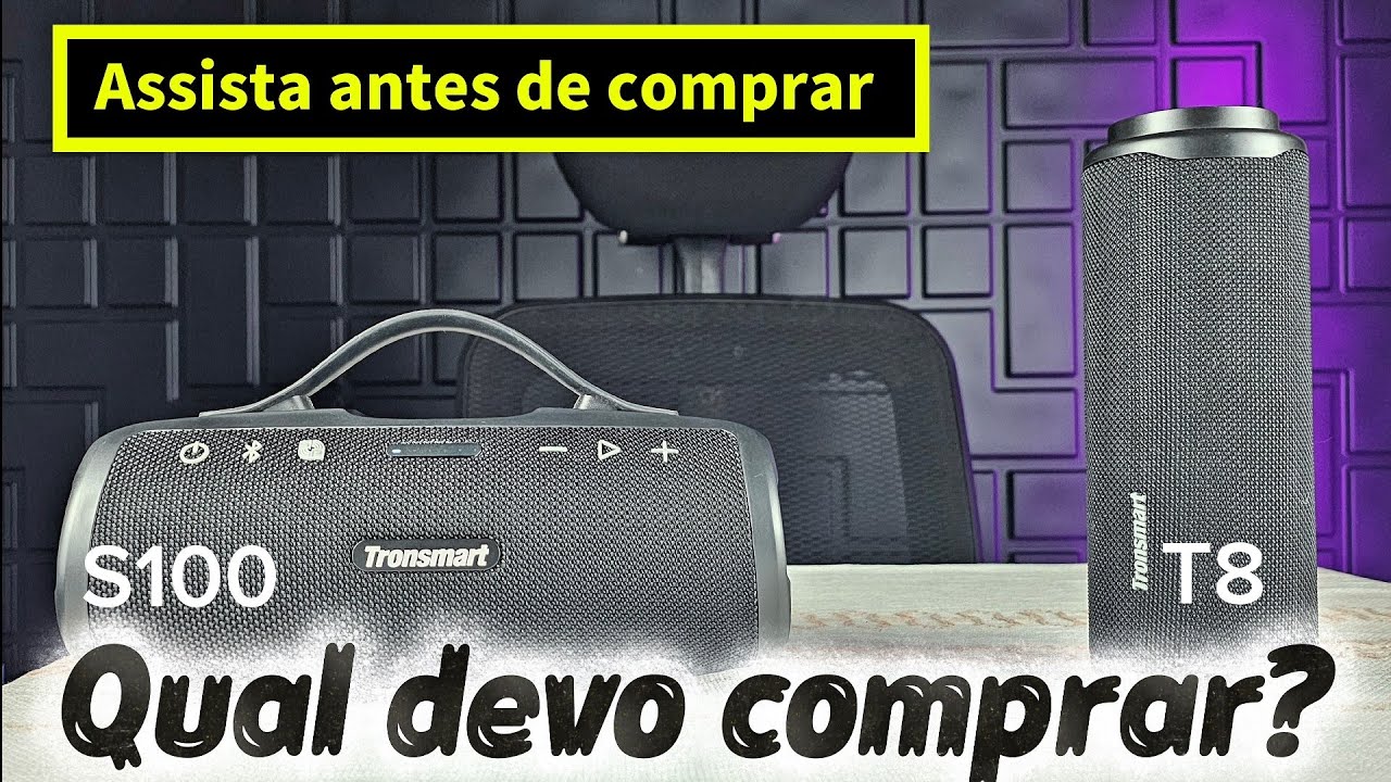 Tronsmart Mirtune S100 vs T8. Qual comprar?