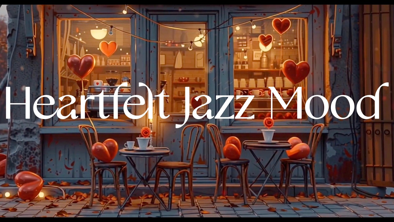 Valentine’s Day Romantic Cafe Jazz ❤️ | Warm Love Songs for Couples