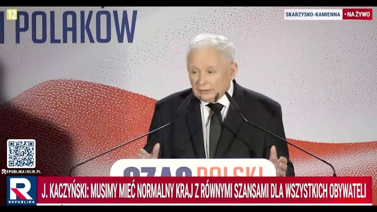 Prezes PiS J. Kaczyński: kto głosuje na Brauna, ten popiera Putina | Skarżysko-Kamienna
