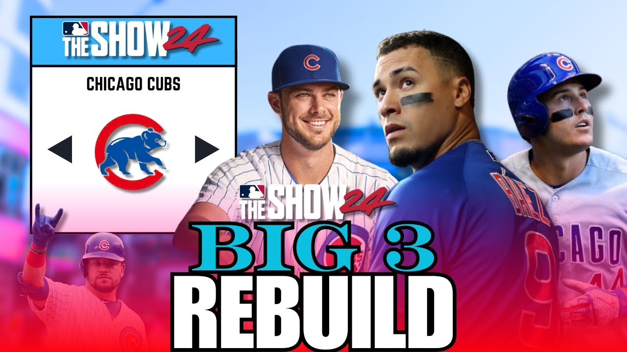 Chicago Cubs BIG 3 Rebuild! (MLB the Show 24 Franchise)