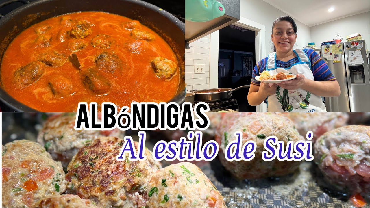 HOY VAMOS COCINAR ESTÁS DELICIOSAS ALBÓNDIGAS EN SALSA DE TOMATE/ agregamos un ingrediente secreto 🤔