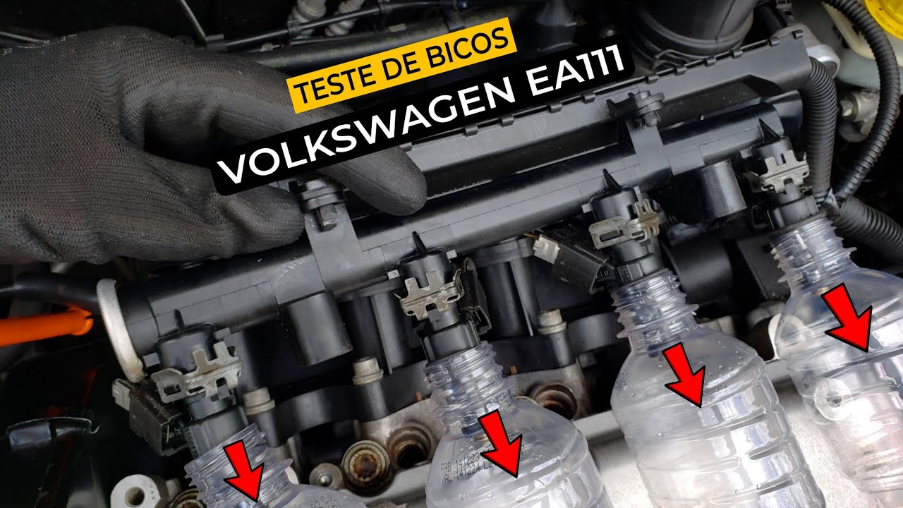 COMO TESTAR OS BICOS INJETORES VW EA111 FOX GOL POLO GOLF SAVEIRO EM CASA (Método caseiro)