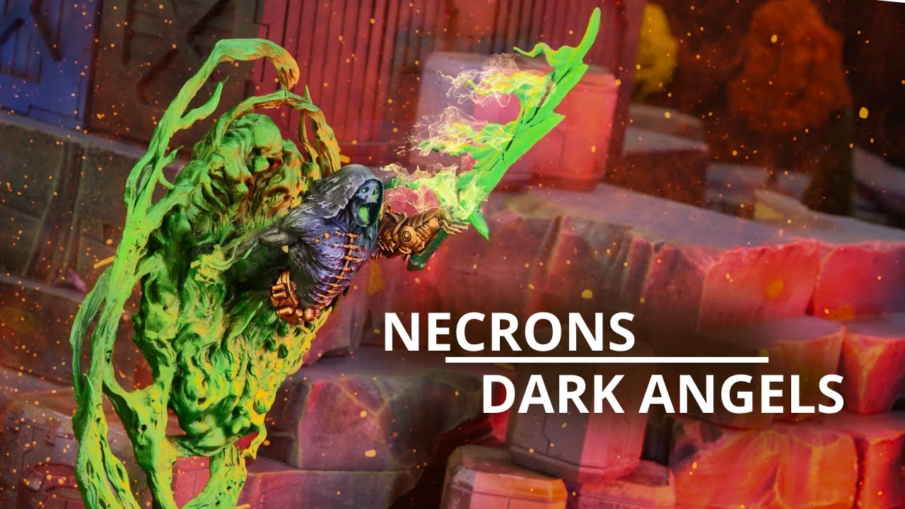 Necrons vs Dark Angels - 10th Edition Warhammer 40k Battle Report #warhammer40k