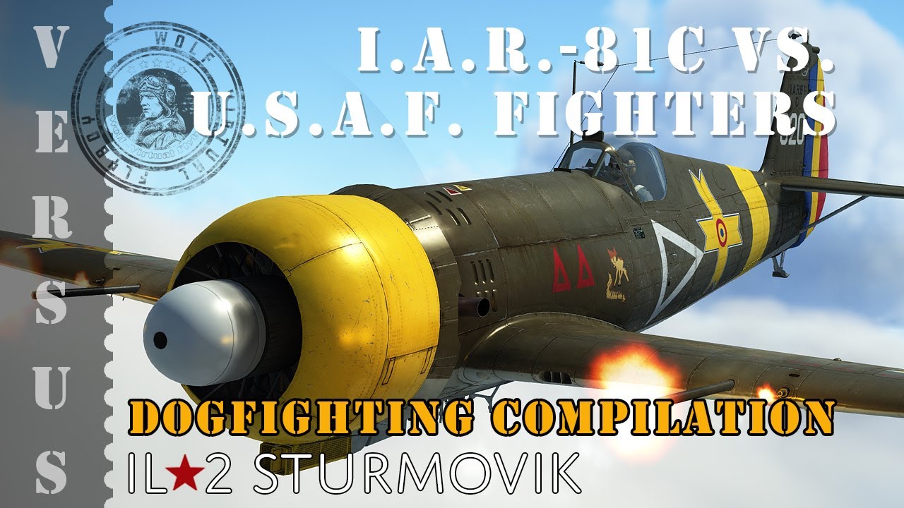 IL2 Sturmovik - Game Play 2024 - I.A.R.-81C Romanian Hunter - Shooting down USAF fighter planes