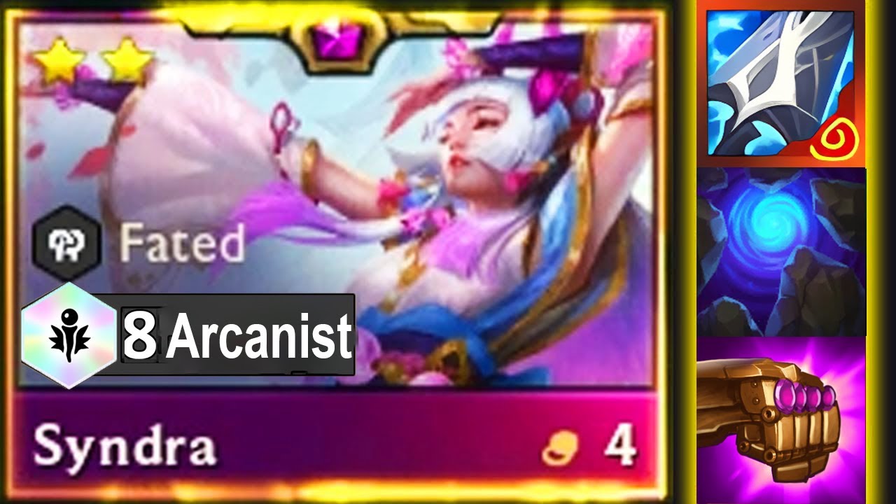 Manazane Syndra 8 Arcanist 0 MANA PERMA BALLS RRRRRR | TFT Set 11