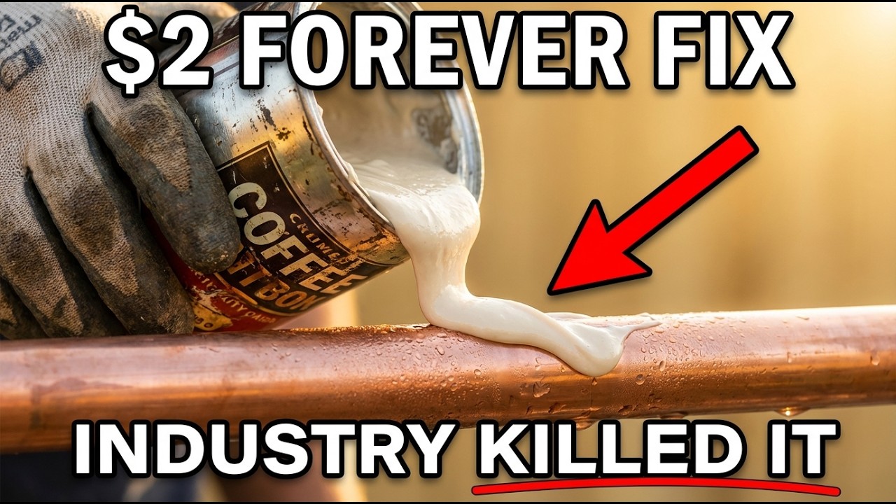 The $2 Fix That Stops Pipe Sweating FOREVER! Why Did The Industry Bury It?