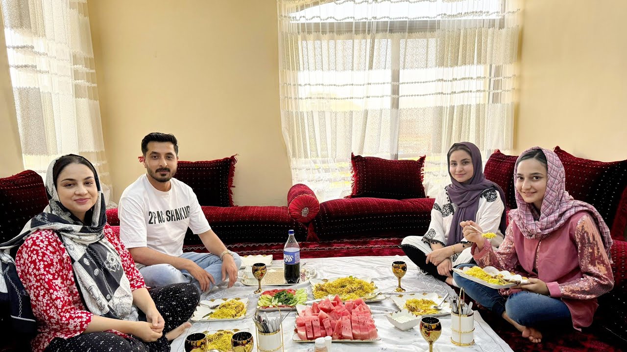و بلاخره برگشت نگین و صدف از ایران به کابل جان و مهمانی فرخنده برایشان❤️😍