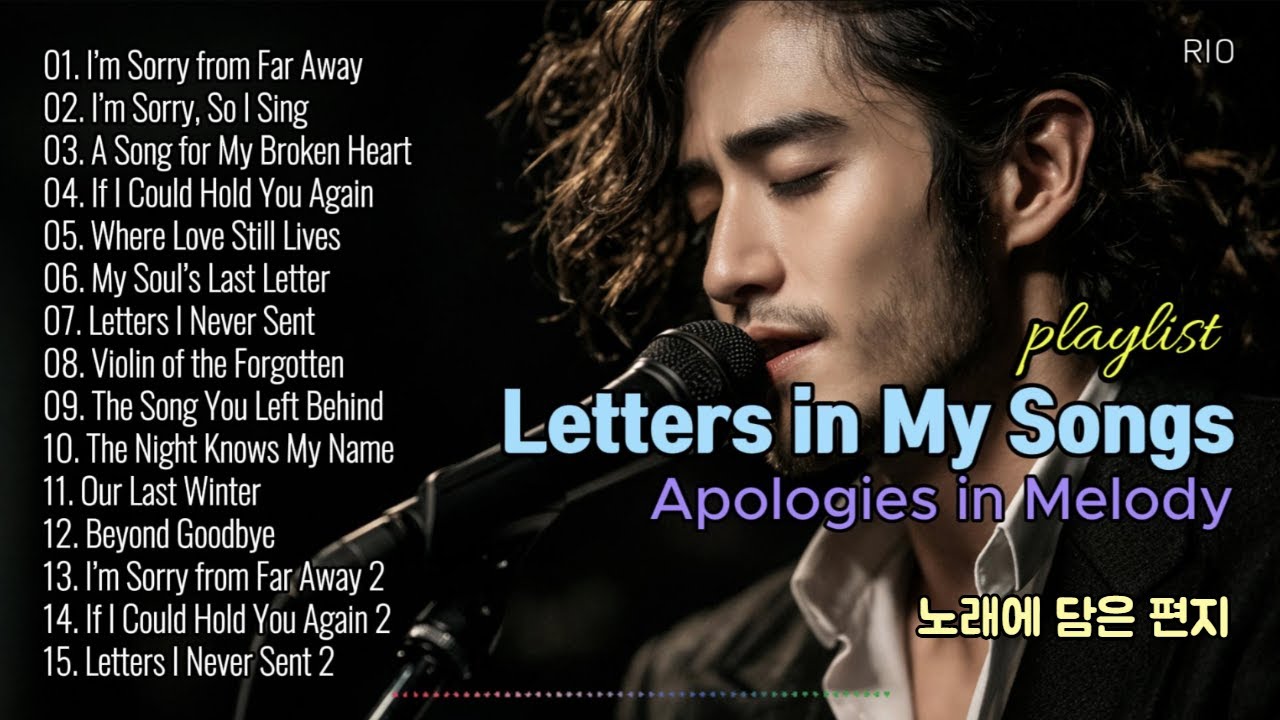 playlist |🎧 Apologies in Melody - Letters in My Songs Vol 1, 노래에 담은 편지. Free Cafe BGM for Relaxing