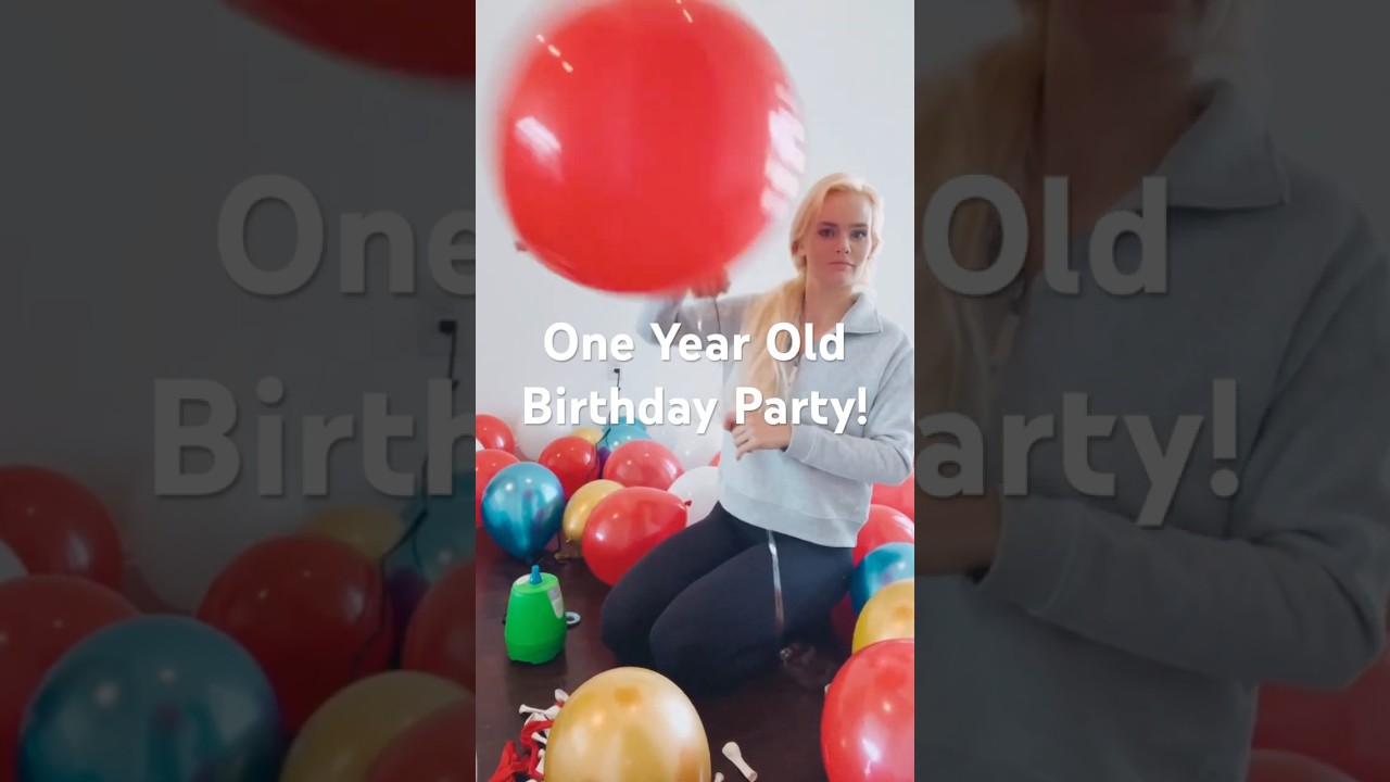 One Year Old Birthday Party Decorating! #party #oneyearold #birthdaydecoration