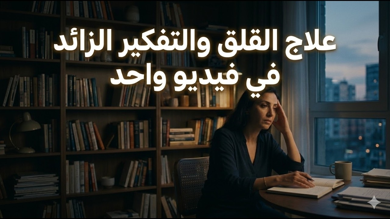 علاج التفكير الزائد والقلق العام في فيديو واحد!