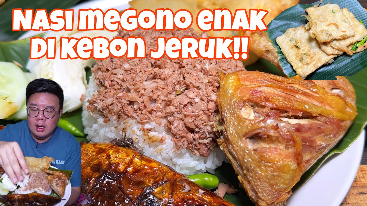 JARANG DITEMUIN DI JAKARTA.. NASI MEGONO MAKANAN KHAS PEKALONGAN!!