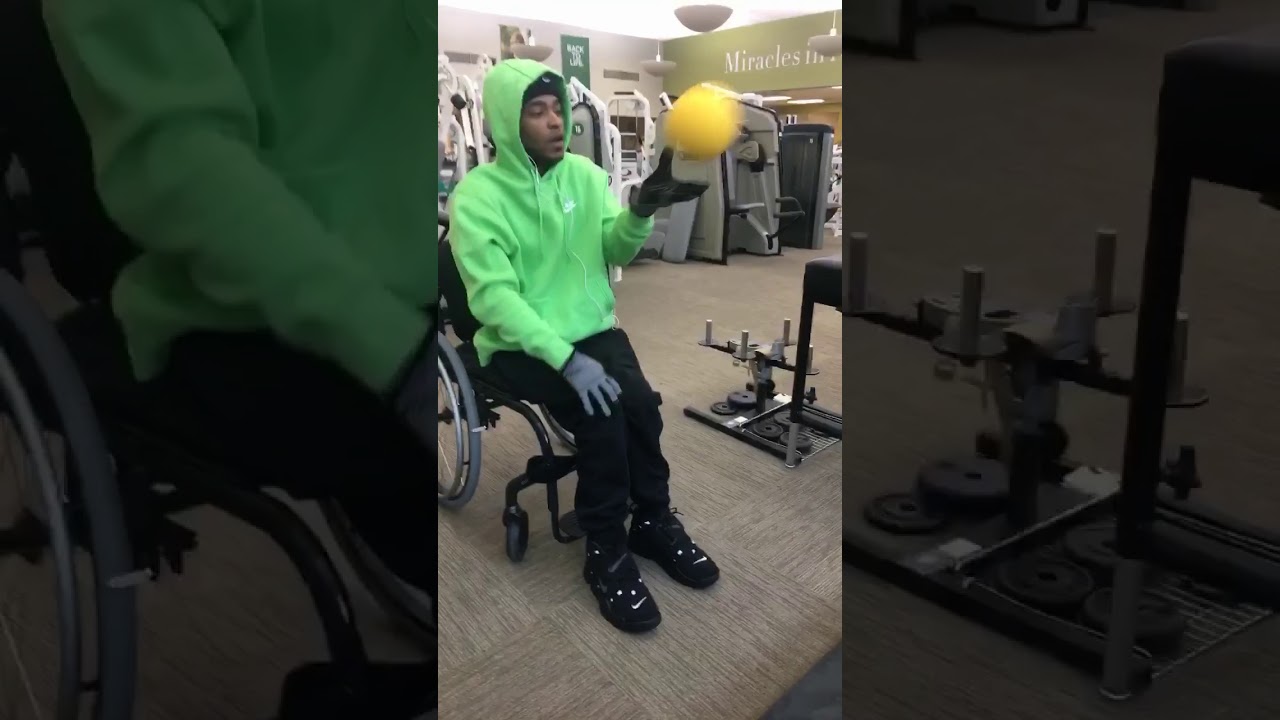 Paraplegic core strengthening short clip